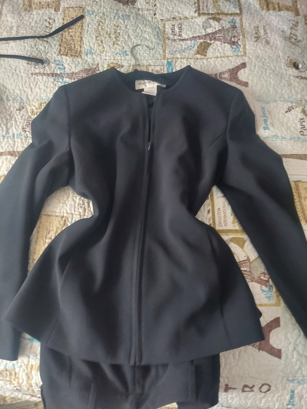 Jones New York Black Suit & Zip Jacket